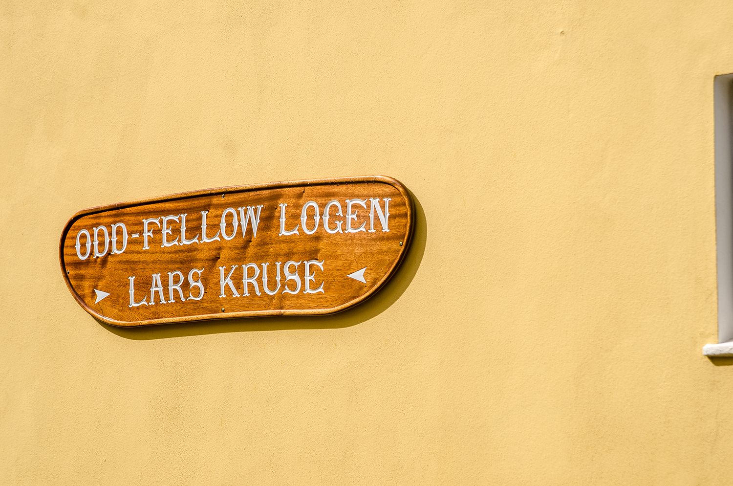 Holzschild