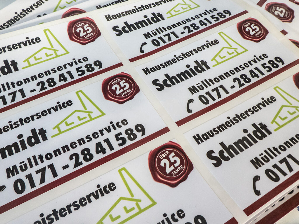Serviceetiketten